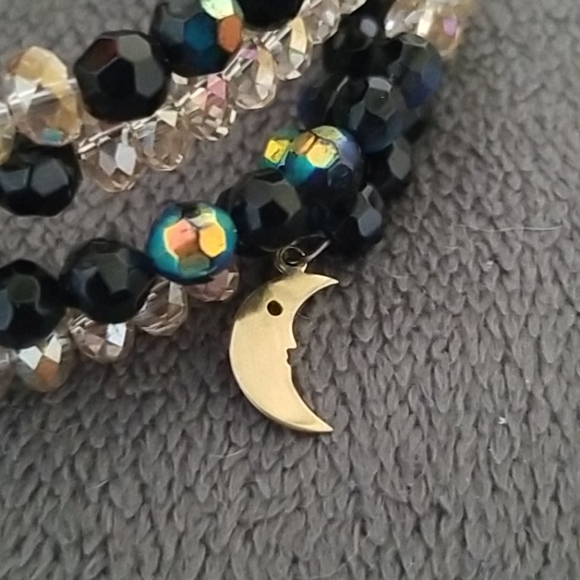 Swarovski Crystal Bead Wire Wrap Bead Bracelet - Picture 4 of 8